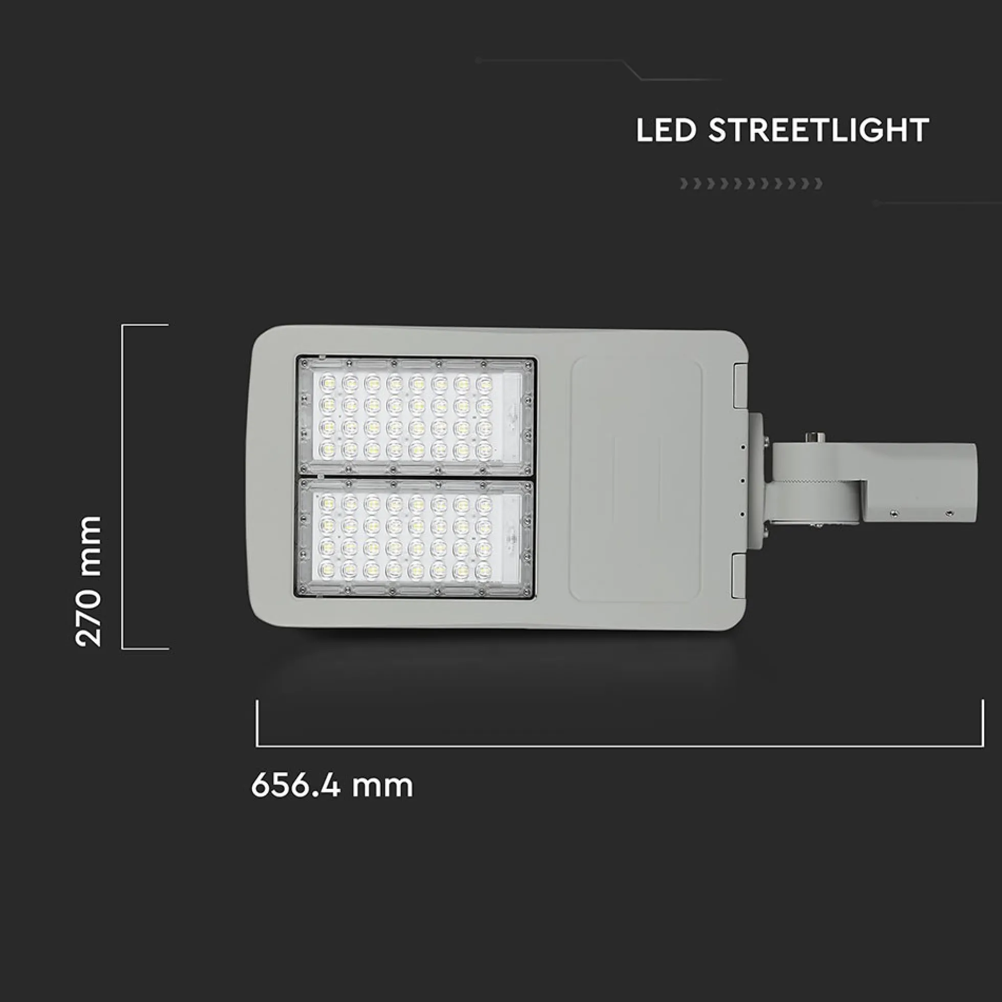 120W Gadelampe - LED, Inventronics-dæmpbar, Samsung chip, 5700K, 140 lm/W