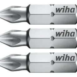 Wiha Bits, 25 mm, 1/4", Phillips PH2, 3 stk