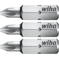 Wiha Phillips PH1 Bits, 25 mm, 1/4", 3 stk. i boks