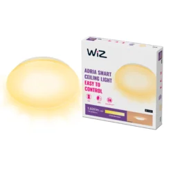 WiZ Adria plafond, Ø32 cm, 1600lm, 2700K (dæmpbar), 17W, WiFi/Matter