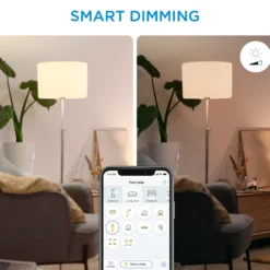 WiZ E27 LED-pære, A60 klar, 810lm, Tunable White, 7W, WiFi/Matter