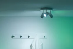 WiZ Imageo spotlampe med 3 spots, 345lm, Color, hvid (restsalg)