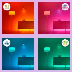 WiZ Rune plafond, Color + Tunable White, 2100lm, Ø 40 cm, hvid