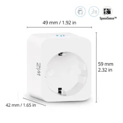 WiZ Smart Plug med strømmåling, WiFi/Matter