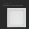 12W kvadratisk LED loftlampe, 900lm, 140x140mm, flicker free, hvid kant, kold hvid - V-TAC