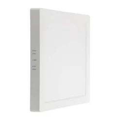 18W kvadratisk LED loftlampe, 21,4x21,4cm, 100lm/W, hvid kant, 6500K - Kulør: Kold