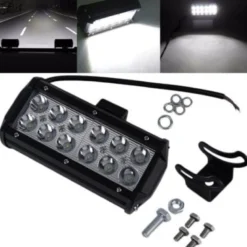36W LED arbejdslampe, 3050 lumen, 6000K, 30/60 graders spredning, IP67, 164 x 60 x 75 mm, 12V/24V
