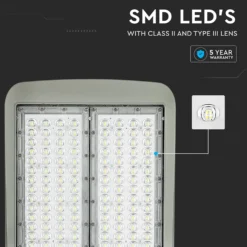 100W LED gadelampe, 140lm/W, 5700K, IP65, IK08, aluminium - Samsung LED chip, Inventronics driver