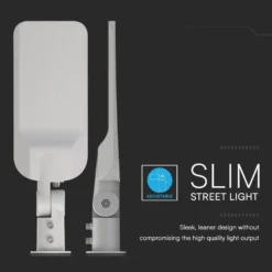 100W LED gadelampe med Samsung chip og adaptor