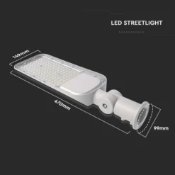 70W LED gadelampe med Samsung chip adapter, 6500K, 110lm/W, IP65, 7500lm, RA70