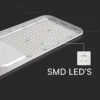 100W LED gadelygte med Samsung chip, fotocellesensor og 4000K lysfarve