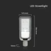 50W LED gadelys med 6500K lysfarve, 4270lm, RA70, IP65 – Vejrbestandig og energieffektiv belysning til gader og veje