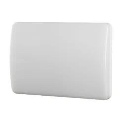 12W LED husnummerlampe med skumringssensor, Samsung LED chip, CCT 3-i-1, IP65, IK10, hvid krop, 4000K