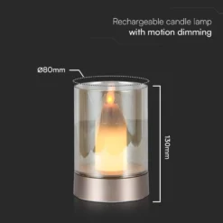 2W LED kertepære bordlampe, 3000K - V-Tac