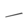 36W LED lysskinne, 120cm, 4320 lumen, Sort, loftlampe til kontor, inkl. wireophæng