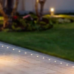 1W LED nedgravningsspot, 6400K, 12V, 180° spredning, IP67 - Kulør: Kold