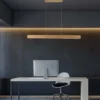 12W LED pendel i træ, 4000K, 80 cm, inkl. lyskilde, neutral - Kulør