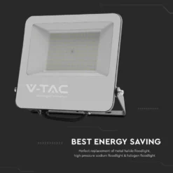 100W LED projektør, 160lm/W, 16000lm, 4000K, IP65, sort - V-Tac