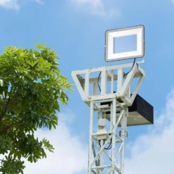 300W LED projektør, Samsung LED chip, arbejdslampe, udendørs, sort hus, neutral kulør - 4000K