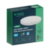 18W LED sensorlampe, Samsung LED chip, mikrobølge sensor, PVC lamineret aluminium, IP44, 6500K