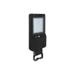 40W LED Solcellevejlys, 6000K, sort hus (120lm/watt) - V-TAC