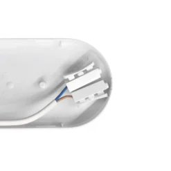 8W LED Technic væglampe, IP54, IK10, oval, hvid, inkl. lyskilde, 4000K