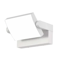 17W LED væglampe, roterbar, hvid, IP65, 3000K, 350° justerbar, udendørs