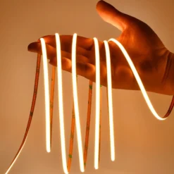 8W/m CCT COB-LED strip, 115 cm, IP20, 608 LED/m, 5 mm bred, 24V, RA97