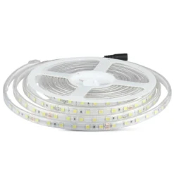 9W/m stænktæt LED strip, 24V DC, IP65, 60 LED pr. meter, 5 meter