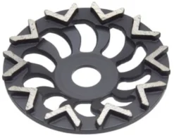 Worker V-Fan diamantslibeskive, Ø125 mm (centerhul Ø22,2 mm)