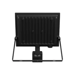 50W projektør med sensor, IP44, sort, arbejdslampe, Ikke dæmpbar,