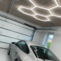 168W, RA95, hexagon LED, 5 felter komplet sæt, inkl. strømtilslutning, ikke dæmpbar, neutral kulør