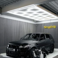 591W RA95 Hexagon LED 14 felter + ramme komplet sæt, Inkl. strømtilslutning, Ikke dæmpbar, 4000K