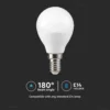 4,8W Smart LED pære E14 RGB+3000K dæmpbar med RF kontrol - 470lm RA80
