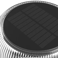 2,5W SOLARA FUNGI LED bordlampe, 3,7V, 200lm, IP44, genopladelig, sort, Ikke dæmpbar, 2700K