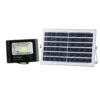 25W Solara LED projektør med solcelle, 550lm, IP65, sort, inkl. fjernbetjening og solpanel, 6000K - Kulør