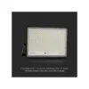 30W solcelle projektør LED, IP65, sort, inkl. solcelle, fjernbetjening, indbygget batteri, neutral hvid - V-Tac