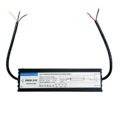 200W vandtæt dæmpbar strømforsyning - 24V DC, 8.33A, Triac, IP67