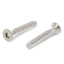 2X6 A2 plastskrue, undersænket, TX6