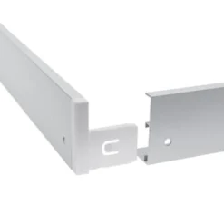120x30 LED panelramme - Let montering, plasthjørner, skrufri design, hvid kant