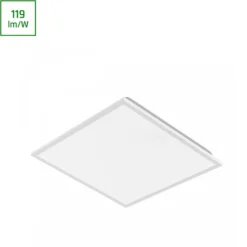 60x60 LED panel, 36W, 119lm/W, hvid kant, ikke dæmpbar, Algine, 4000K