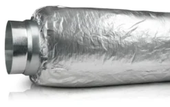 315 x 600 mm Flex lyddæmper ventilation SLF, 25 mm isolering - Air2Trust