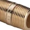 1/2" x 60 mm Nippelrør Rødgods Silicium Bronze