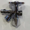 1/2" x 10 mm Stopventil dobbelt krom GDV