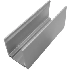 8x16 monteringsklip, Aluminium, 10 mm bredde, 50 mm højde