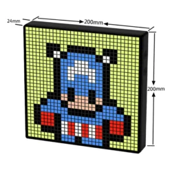 32x32 pixel art display, 5V USB, 20x20cm, 10W (restsalg)