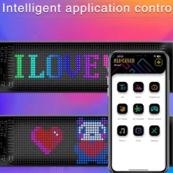2x Pixel matrix panel 20x64, Bluetooth, 5V USB