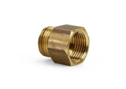 1.1/4" x 1" Spidsmuffe Messing Afzinkningsfri